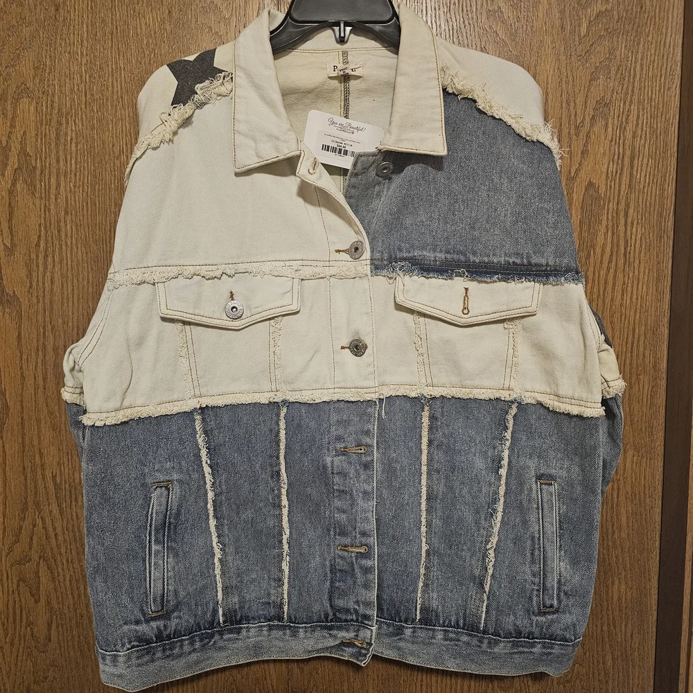 Denim Patchwork Jacket - Picture 4 of 8